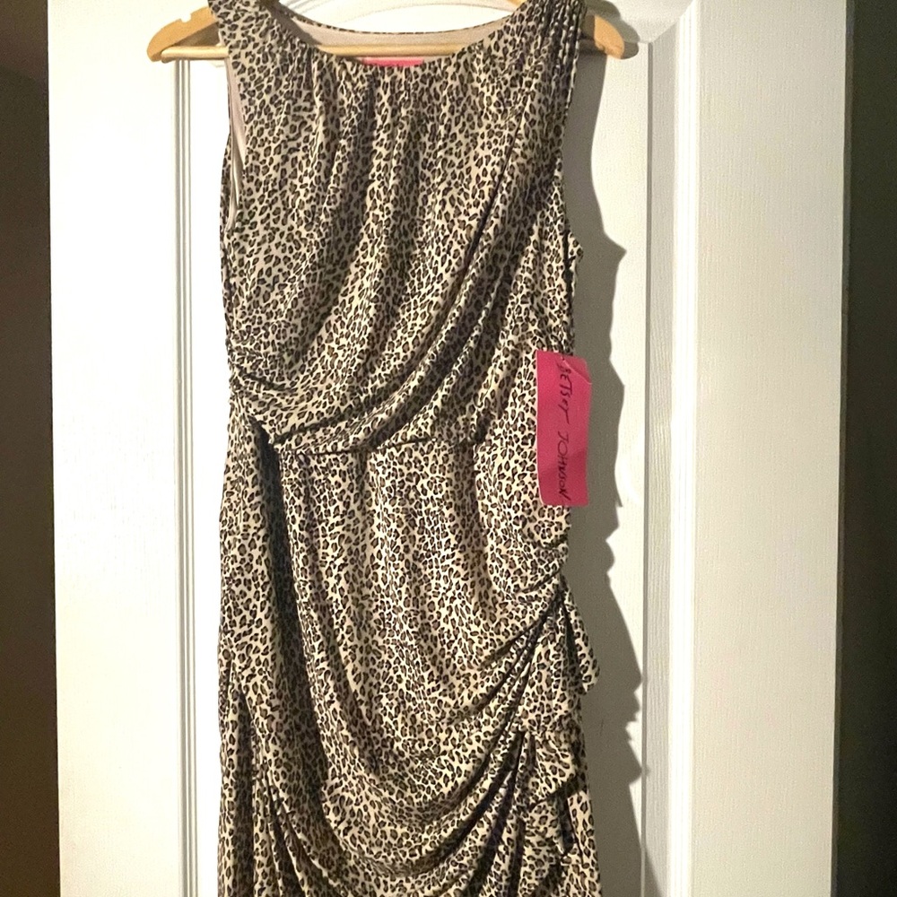 Betsy Johnson animal print dress